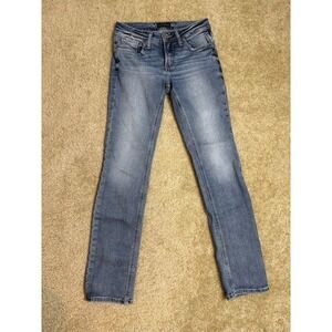 Silver Jeans Co Suki Straight Jeans Womens 26x31 Blue Stretch Denim